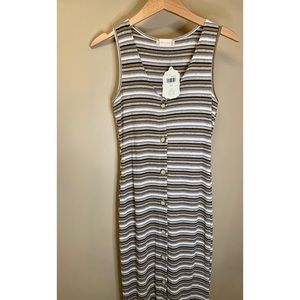 Button down Midi dress